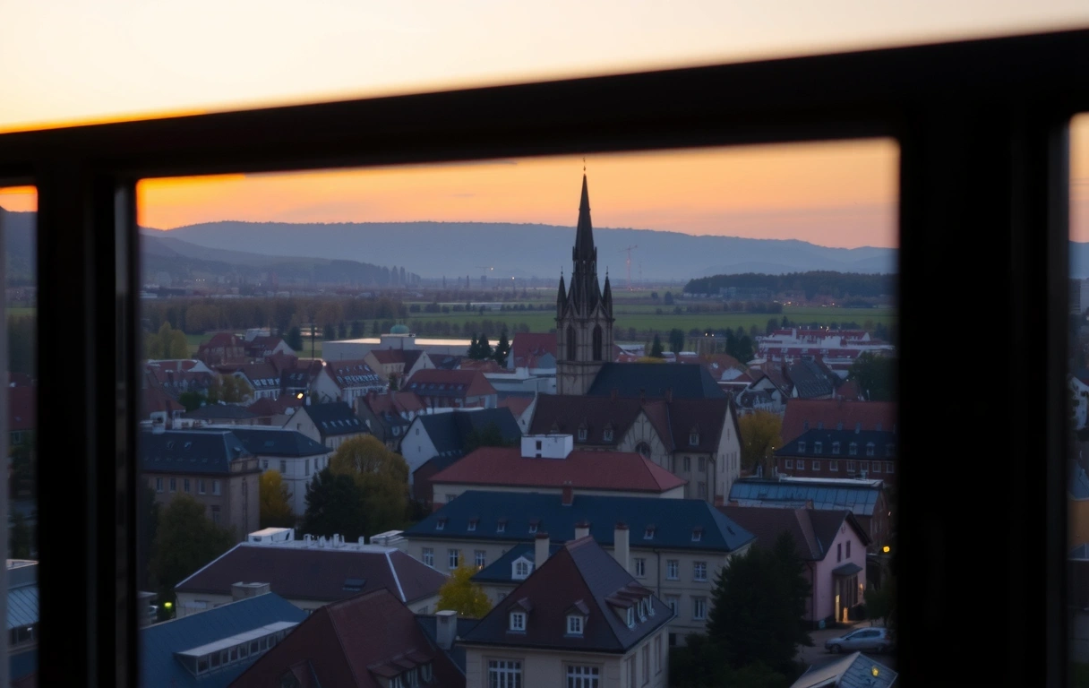 Blick auf das Nürnberger Rathausviertel